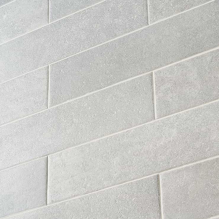 Texstone Gris Gray 4x19 Matte Porcelain Subway Tile