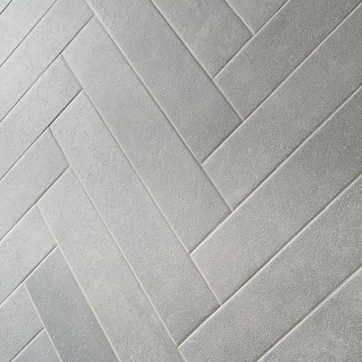 Texstone Gris Gray 4x19 Matte Porcelain Subway Tile