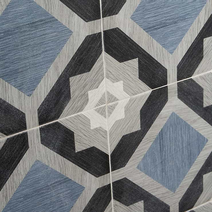 Delancey Starwood Blue 8x8 Matte Porcelain Tile