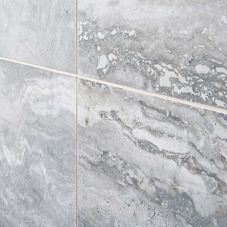 Basic Travertine Sky 12x24 Matte Porcelain Tile