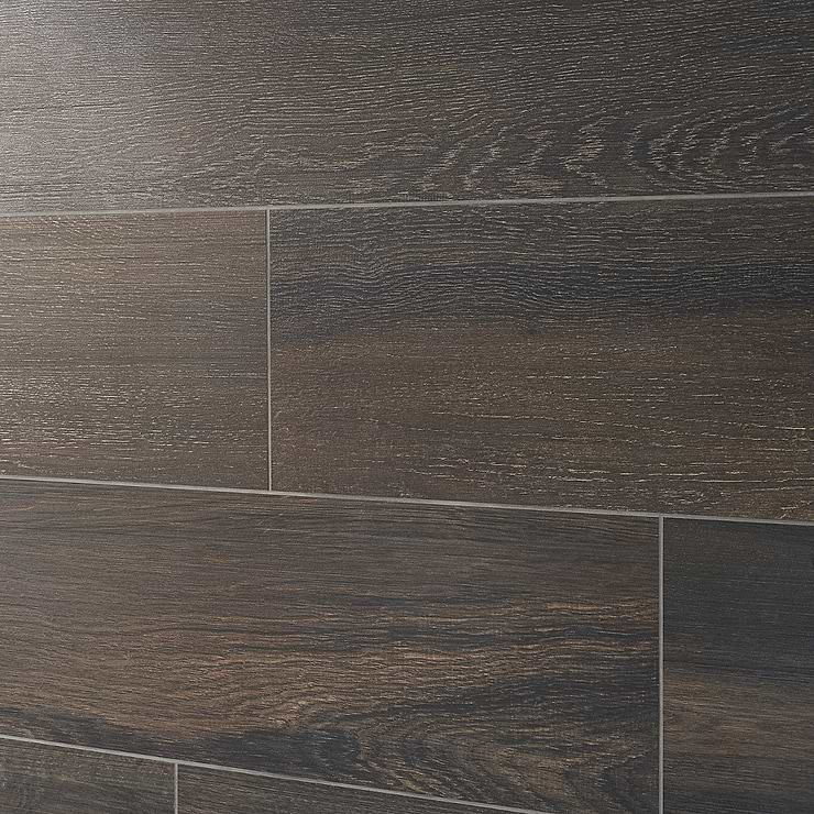 Silkwood Brown 8x48 Matte Porcelain Wood Look Tile