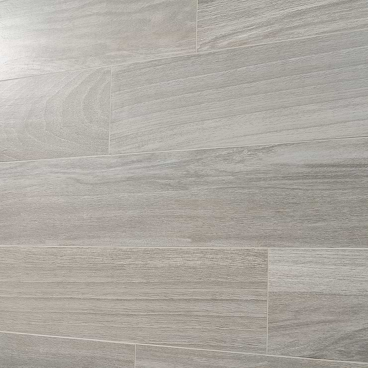 Silkwood Gray 8x48 Matte Porcelain Wood Look Tile