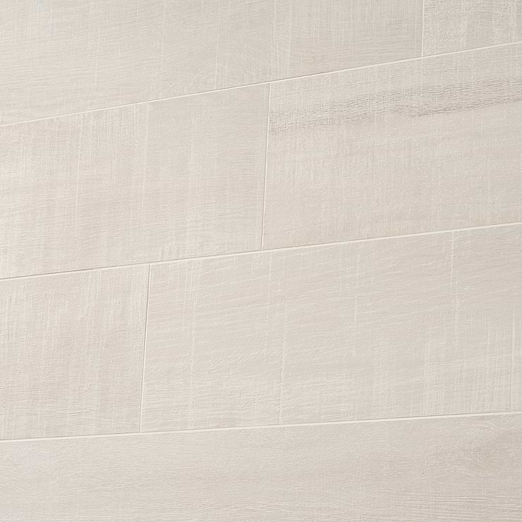 Silkwood White 8x48 Matte Porcelain Wood Look Tile