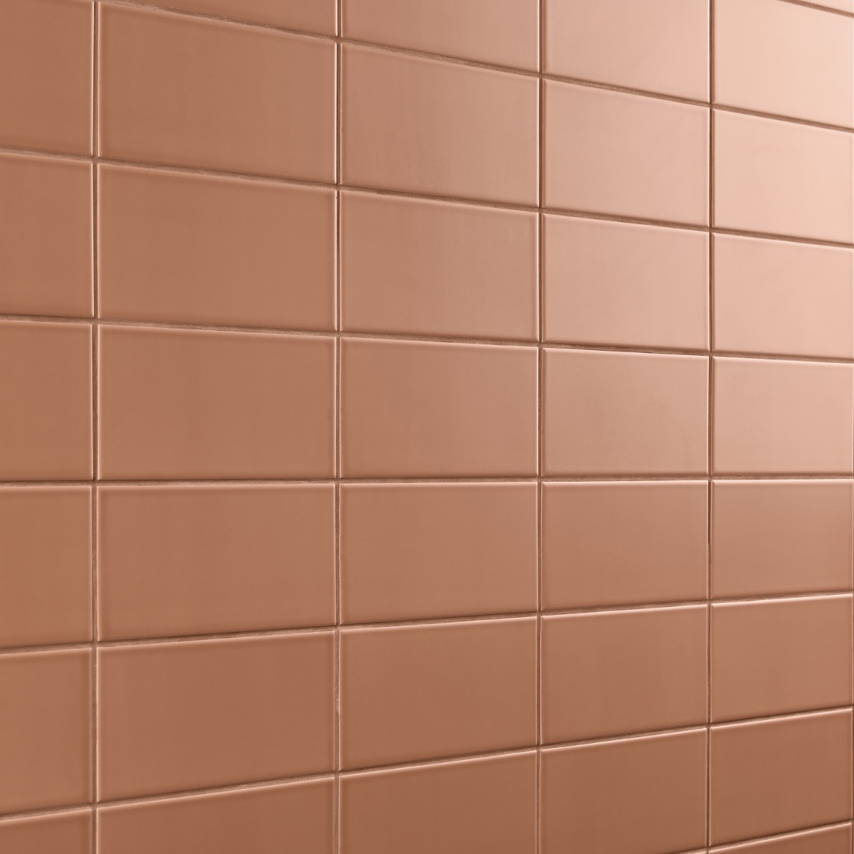 Stacy Garcia Maddox Terracota Orange 4x8 Matte Ceramic Subway Wall Tile