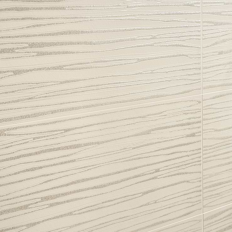 Halo Textured Rivulet Pearl Beige 11x40 Ceramic Tile