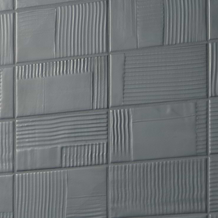 Comb Deco Cobalto 4X8 Matte Ceramic Wall Tile