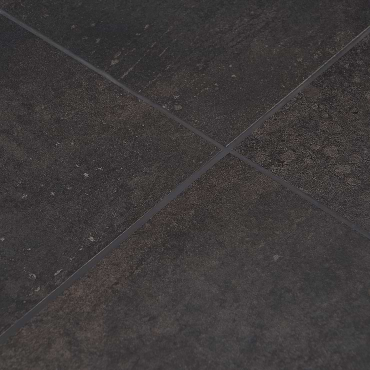 Bronx Black 12x24 Matte Porcelain Tile