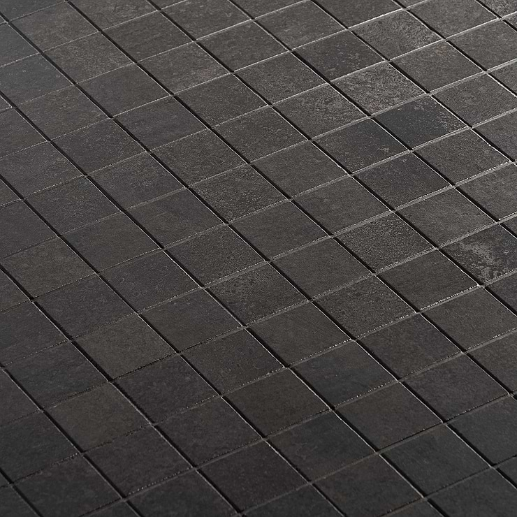 Bronx Black 2x2 Matte Porcelain Mosaic Tile