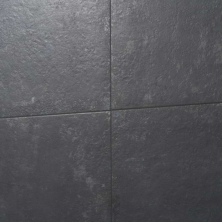 Portrait Black Gold 24x24 Matte Porcelain Tile