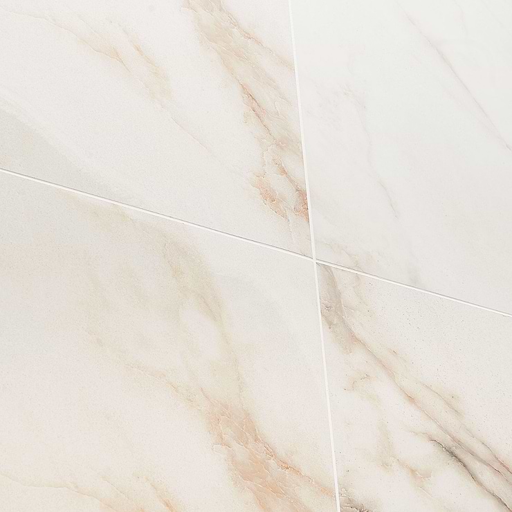 DreamStone Calacatta Rustico 12x24 Polished Porcelain Tile
