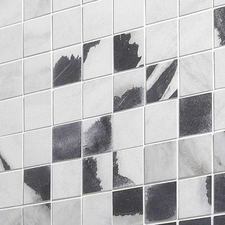 DreamStone Panda White 2x2 Matte Porcelain Mosaic