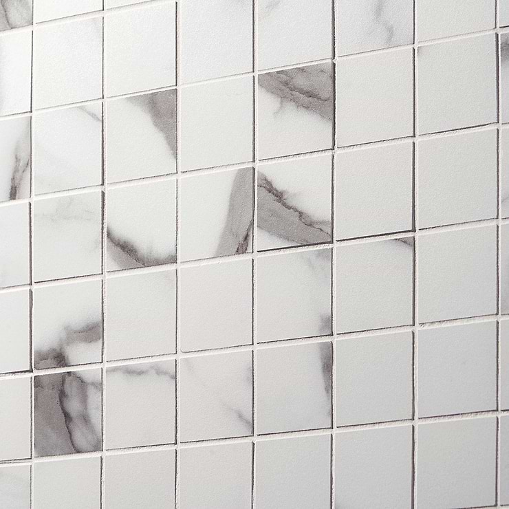 DreamStone Statuario Valley 2x2 Matte Porcelain Mosaic