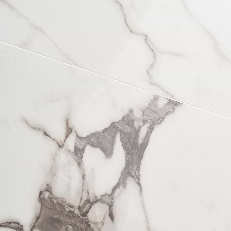 DreamStone Statuario Venato 12x24 Polished Porcelain Tile
