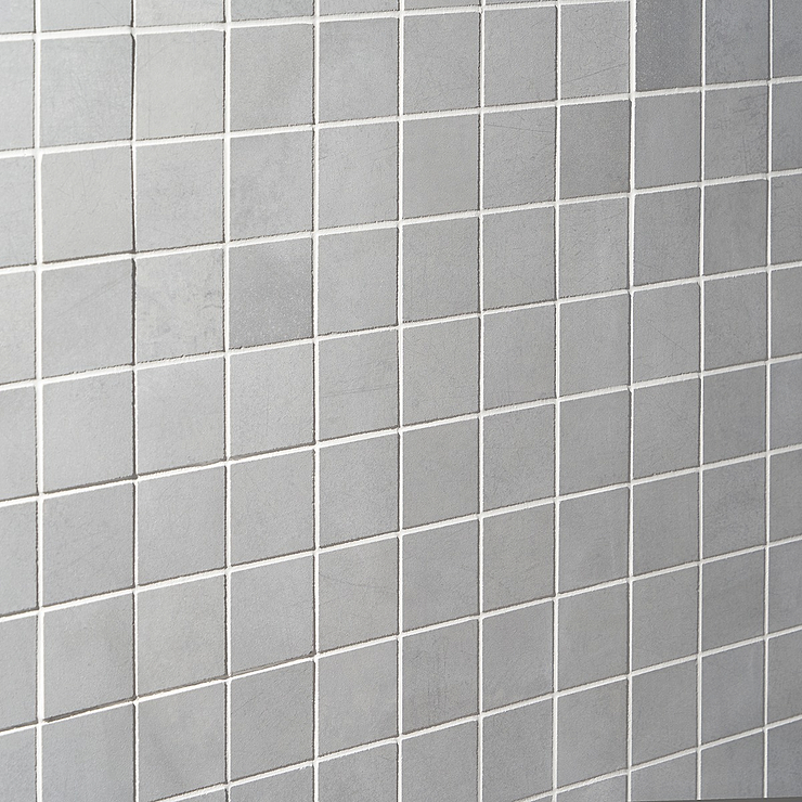 Bond Nimbus Silver 2x2 Matte Porcelain Mosaic Tile