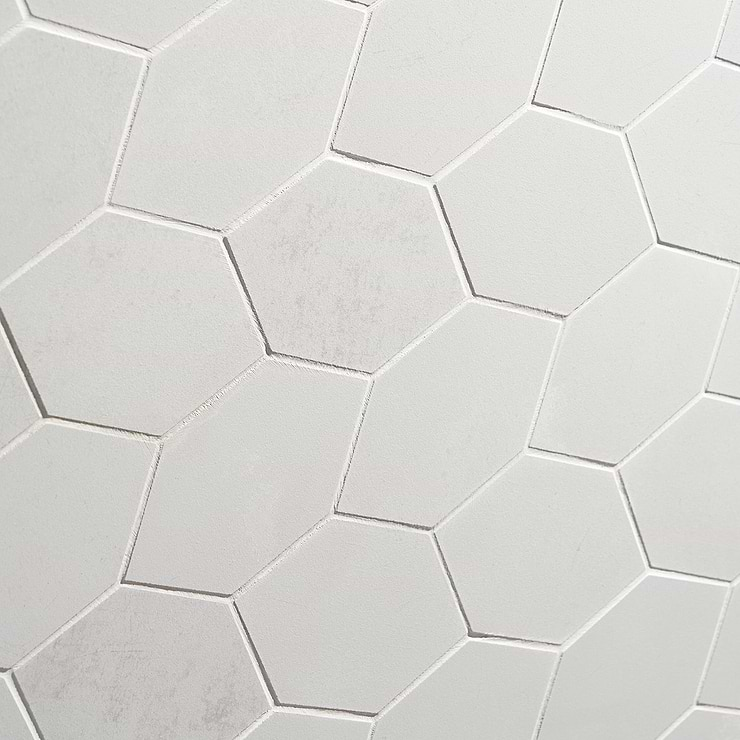 Bond Palladium Light Gray Foliage Matte Porcelain Mosaic Tile