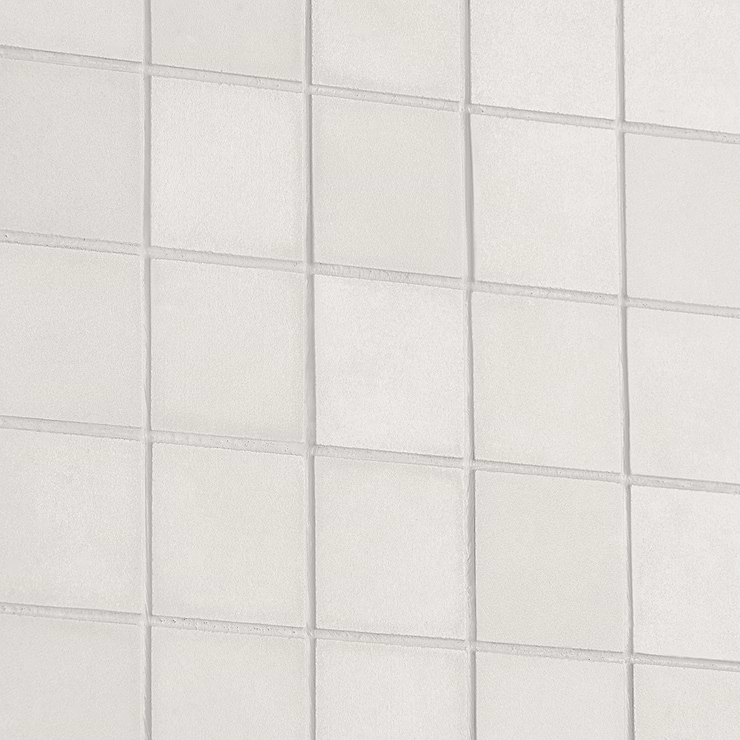 Clay Calm White 2x2 Matte Porcelain Mosaic Tile