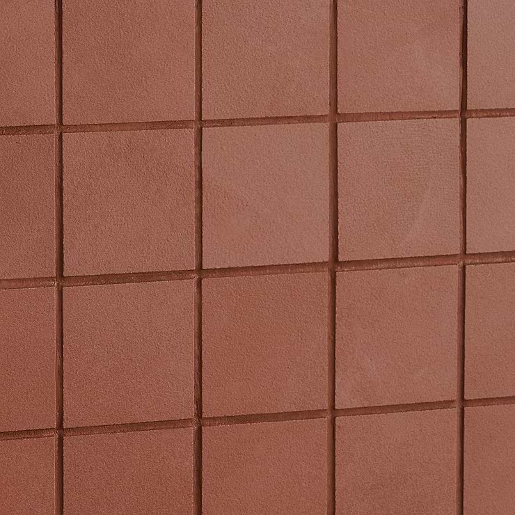 Clay Grace Red 2x2 Matte Porcelain Mosaic Tile