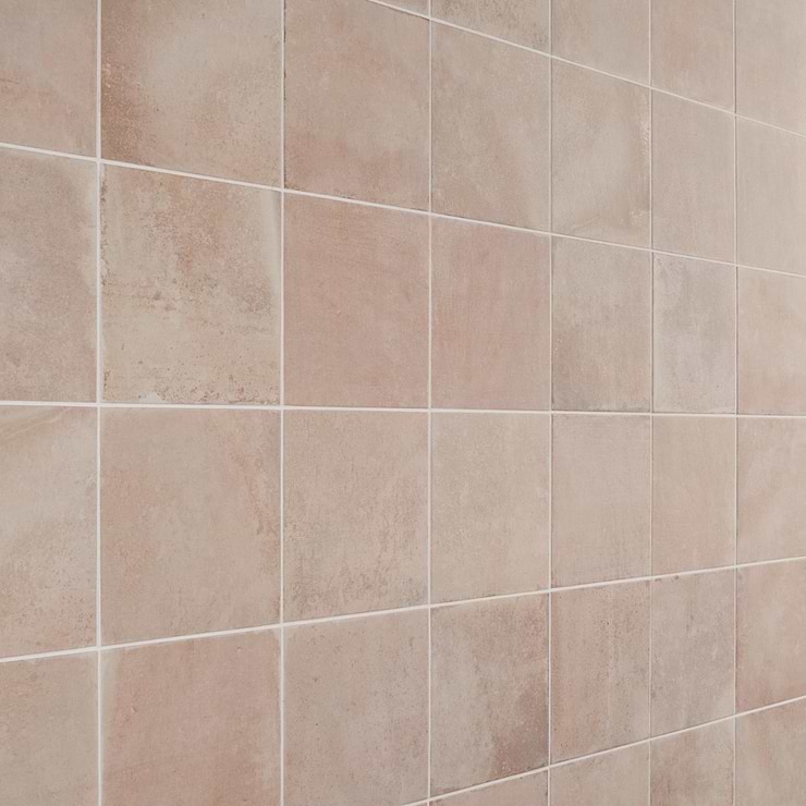 Angela Harris Mediterra Terra Cream 8x8 Matte Porcelain Tile