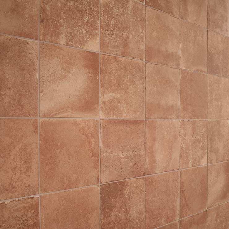 Angela Harris Mediterra Terracotta 8x8 Matte Porcelain Tile