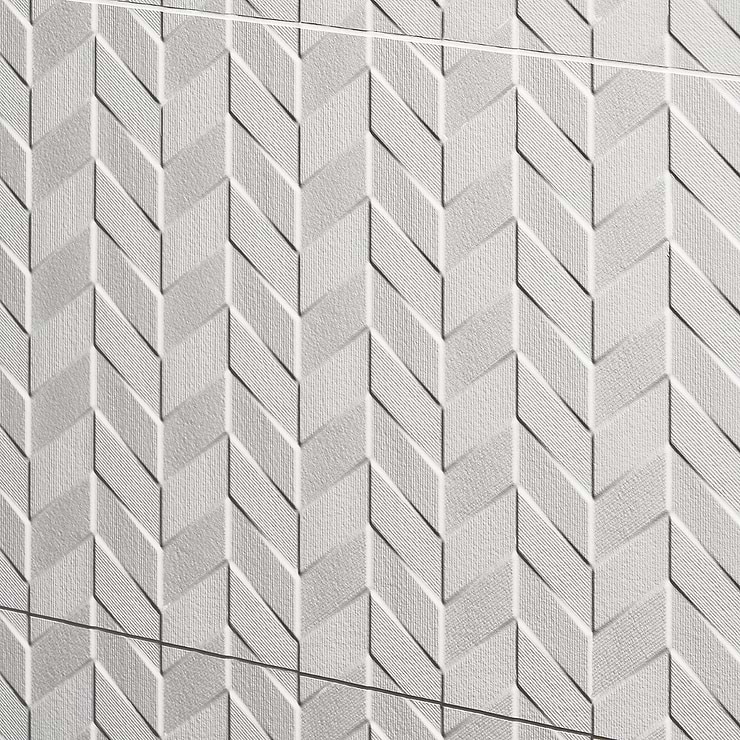 Wonderland 3D Wind White 12x36 Polished Ceramic Tile