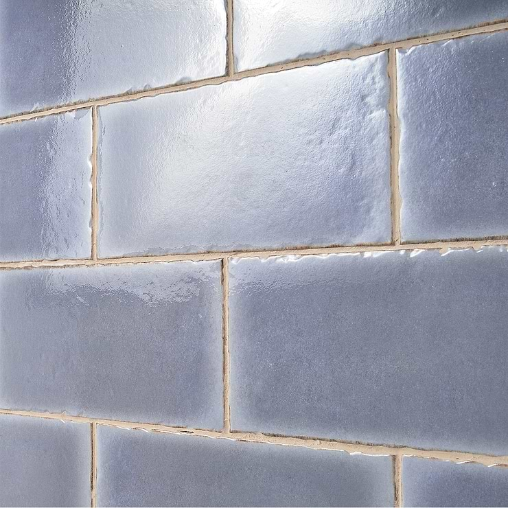 Jamesport Blue 6"x12" Glossy Porcelain Subway Tile