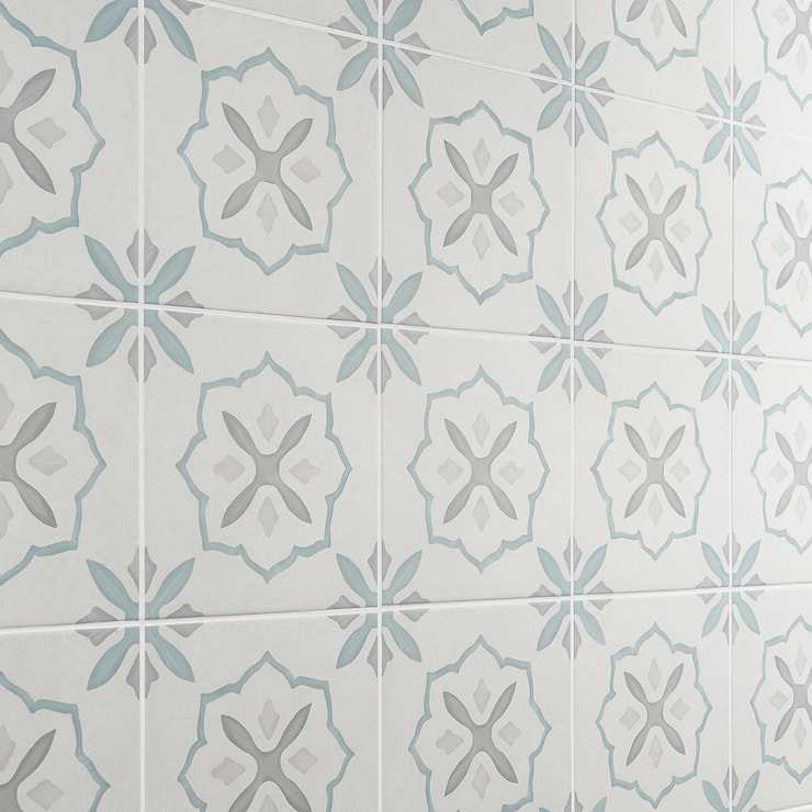 Lapaz Stella Blue 9x9 Matte Porcelain Tile