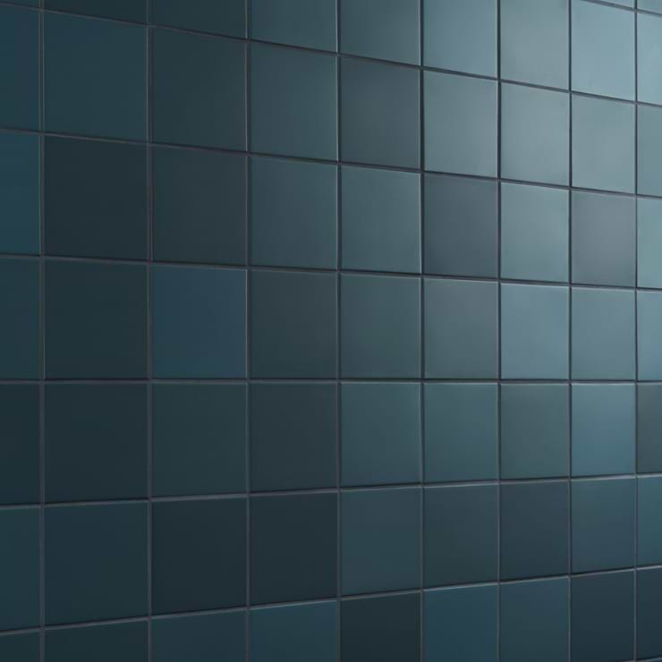 Born Teal Blue 5x5 Matte Porcelain Tile