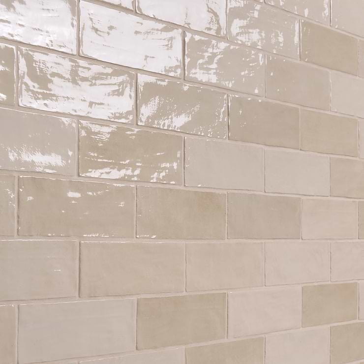 Portmore Sand 3x8 Glazed Ceramic Tile