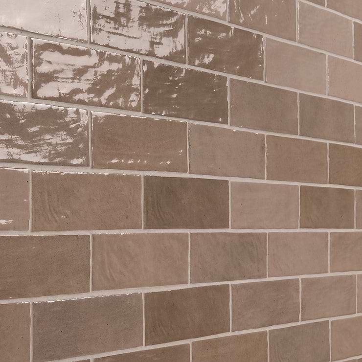 Portmore Taupe 3x8 Glazed Ceramic Tile