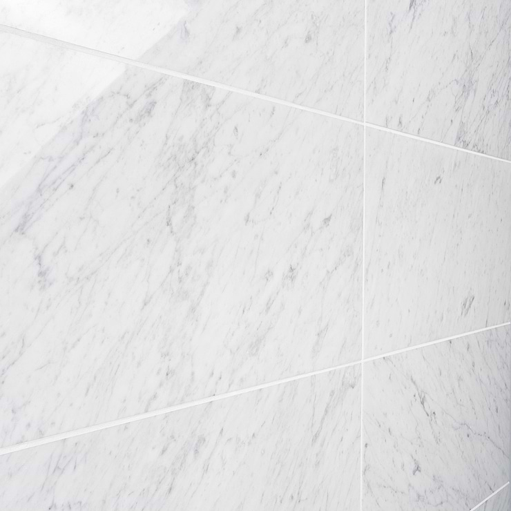 Carrara 12X24 Polished Marble Tile