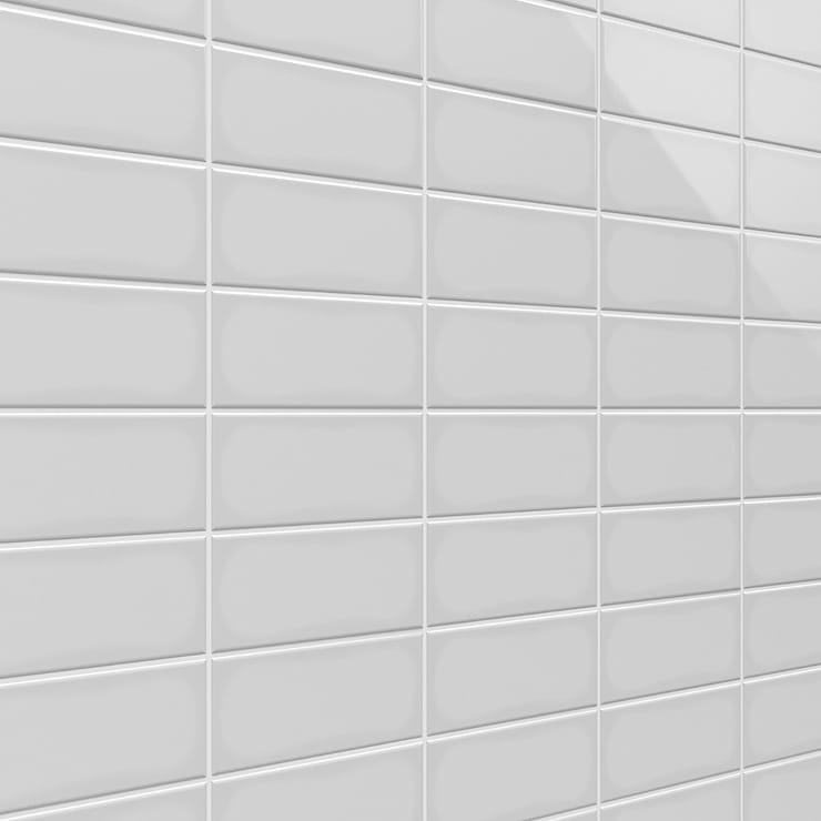 Park Hill Light Gray 3X6 Polished Porcelain Tile