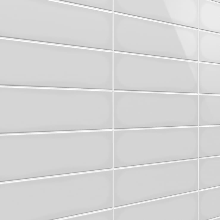 Park Hill Light Gray 4X12 Polished Porcelain Tile