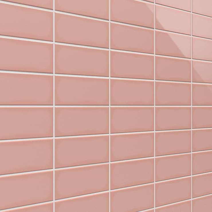 Park Hill Coral Rose 3X6 Polished Porcelain Tile