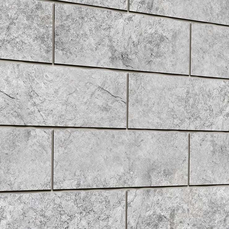 Tundra Gray Splitface 3x12 Textured Limestone Tile