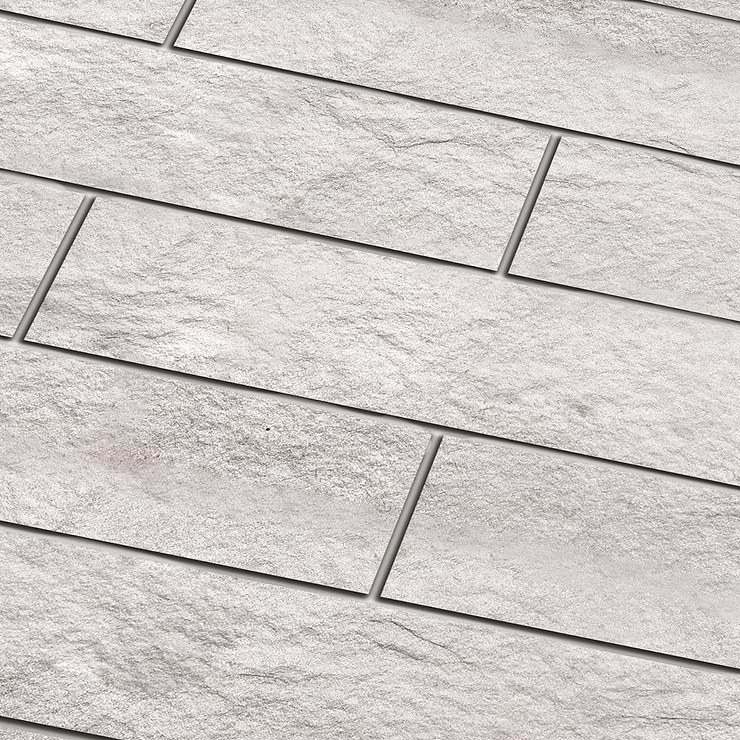 Simena Splitface Cream Beige 3x12 Textured Limestone Subway Tile