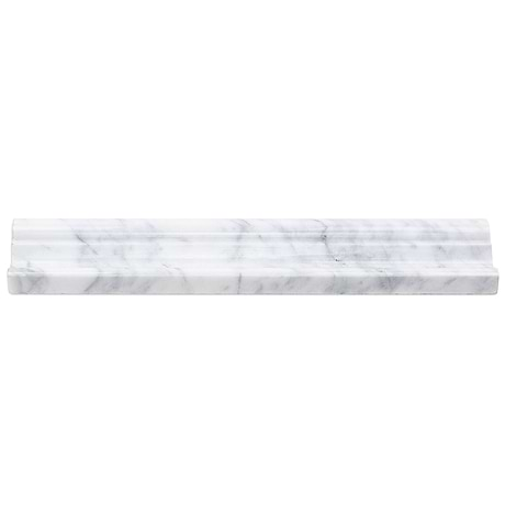 Chair Rail Carrara 2x12 Marble Tile Liner 