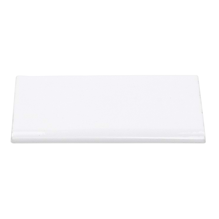 Lancaster Bianco 3x6 Ceramic Bullnose