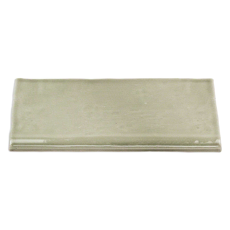 Lancaster Celery 3x6 Ceramic Bullnose