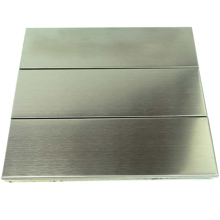 Stainless Steel 2" X 6" Metal Tiles