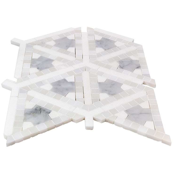 Winter Fresco White Polished Marble Tile