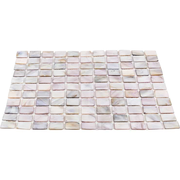 Mother Of Pearl Silver Tile