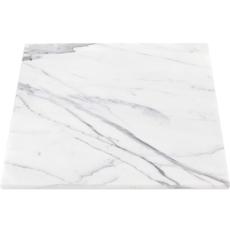 Statuario 12x12 Polished Marble Tile 