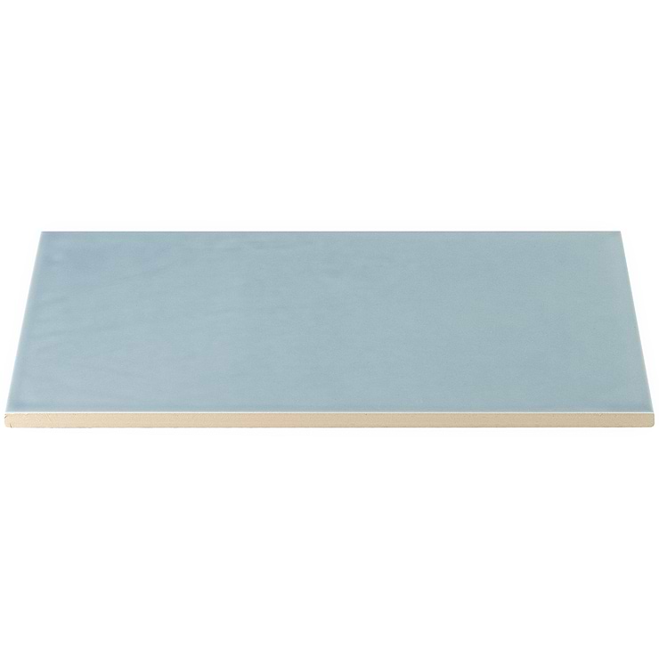 Aruba Blue 5x10 Polished Ceramic Subway Wall Tile