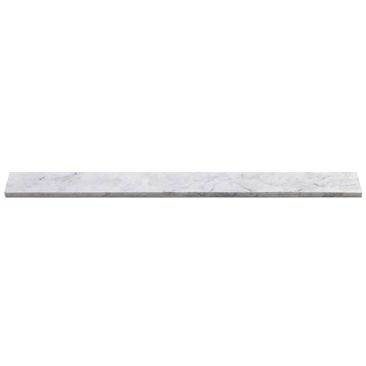 Marble Tech Bianco Gioia 3x24 Matte Porcelain Bullnose