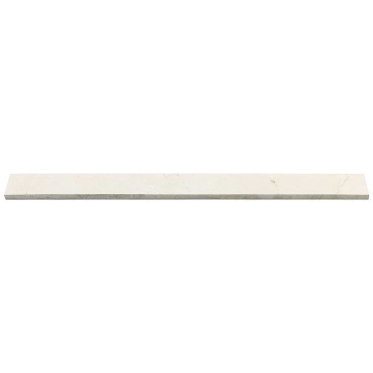 Marble Tech Crema Avorio 3x24 Polished Porcelain Bullnose