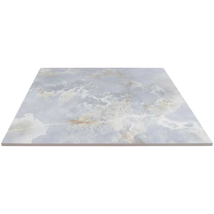 Lumina Onyx Caspian Blue 24x24 Polished Porcelain Tile