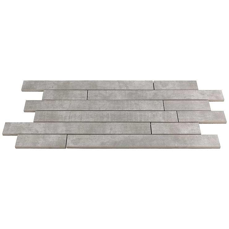 Basic Roadway Cement Grigio Matte Porcelain Mosaic Tile