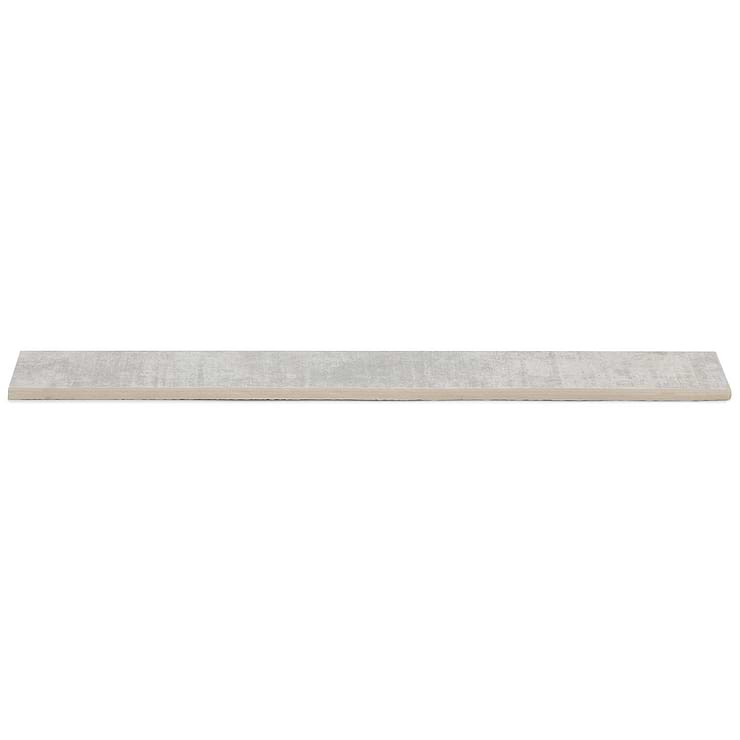 Basic Cement Silver 3x24 Porcelain Bullnose