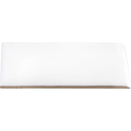 Basic White Matte 3-Inch Bullnose