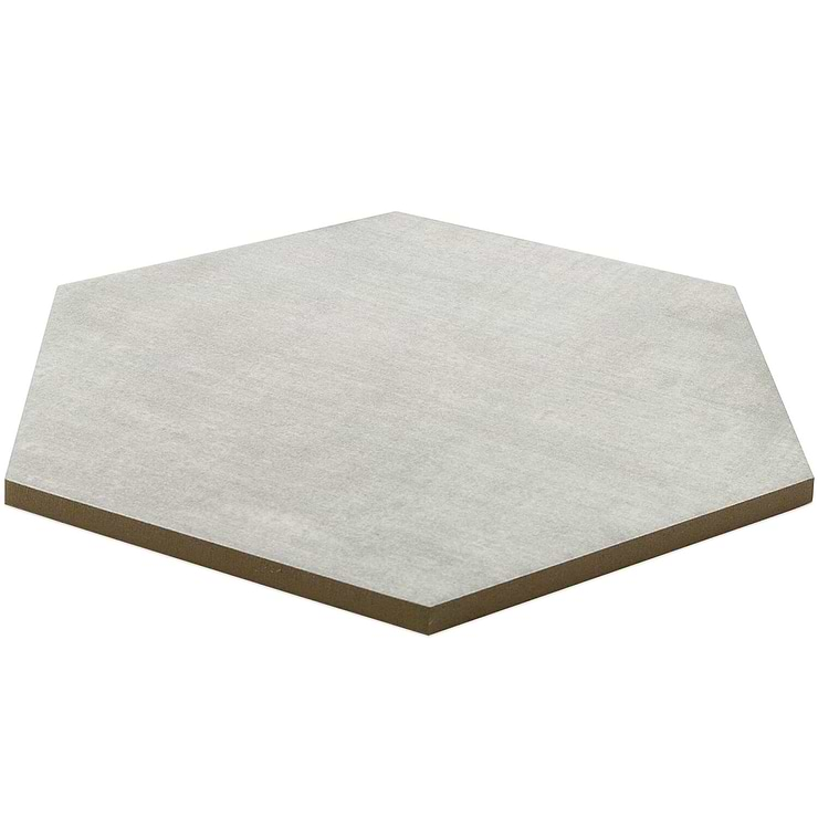 Paige Avorio 10" Hexagon Matte Cement Look Porcelain Tile